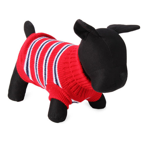Red Stripe Dog Jumper - Pets Everywear - Barkyard