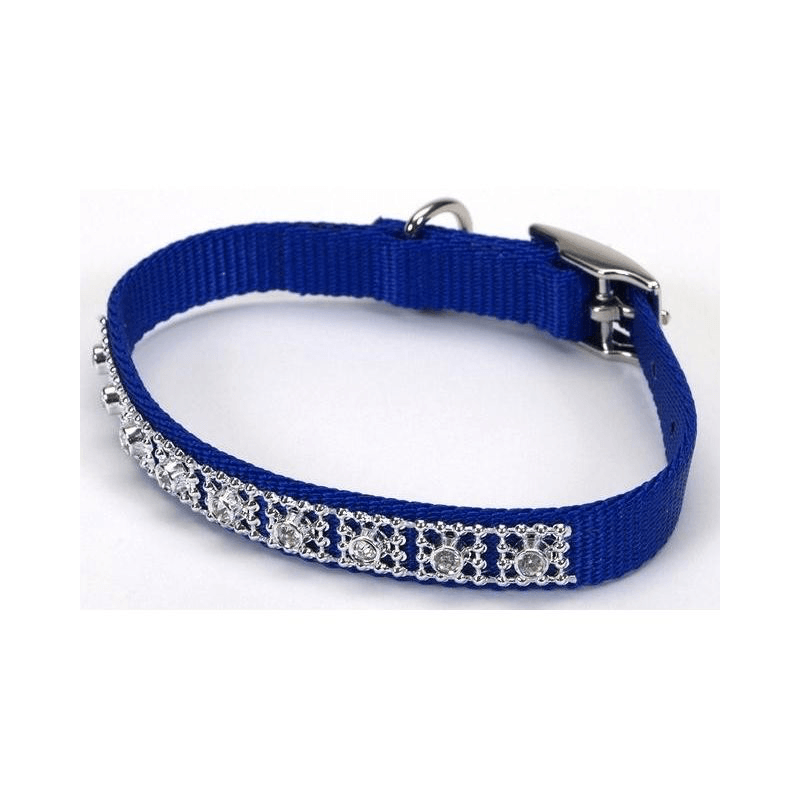 Blue diamond outlet dog collar