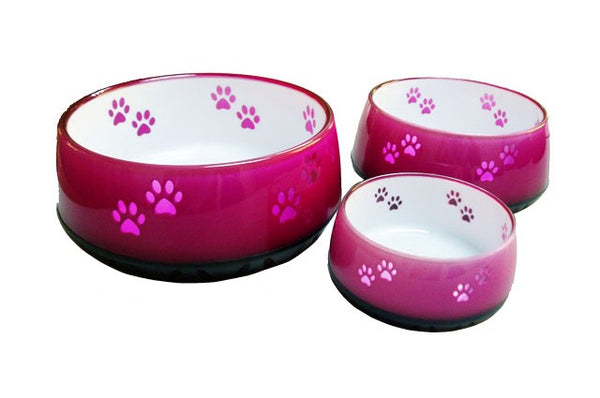 Dog Resin Bowls Pink - Pets Everywear - Barkyard