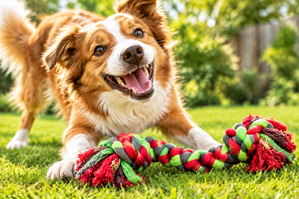Colossal  Dog Toy (XLarge) Flossy Chew Dog Tug Toy - 40cm