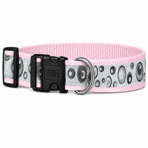 pink lazerbrite dog collars