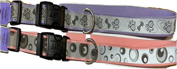 Large_Dog_Lazer_Brite Collars Mauve and Pink