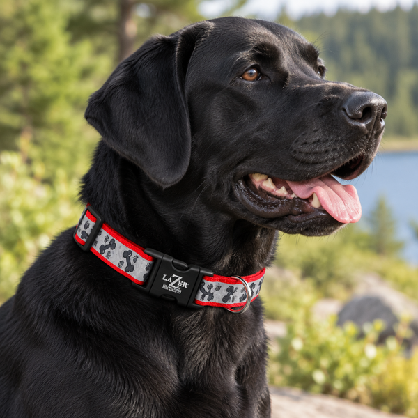Reflective Lazer-Brite Dog Collars