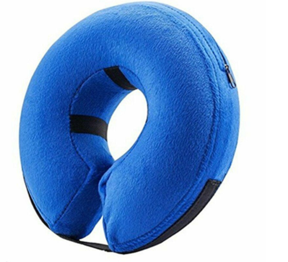 Inflatable Protective Collar -Large with plush cover