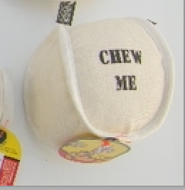 Canvas Dog Toy- Chew Me Cube