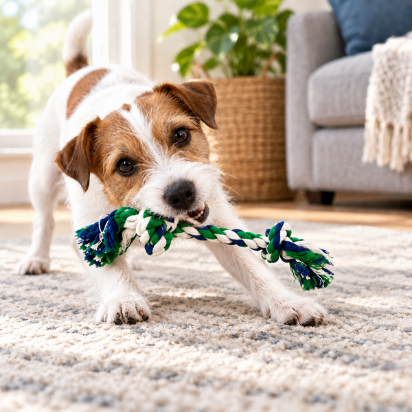 Small Flossy Chew Dog Tug Toy  22cm