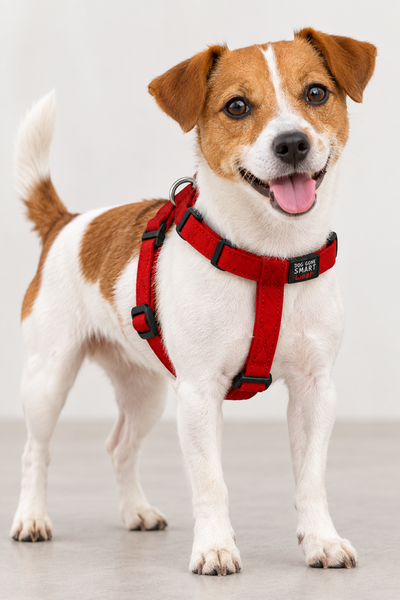 Dog Harness - Dog Gone NanoSuede Luxurious Red