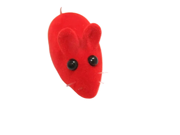 red mouse cat toy