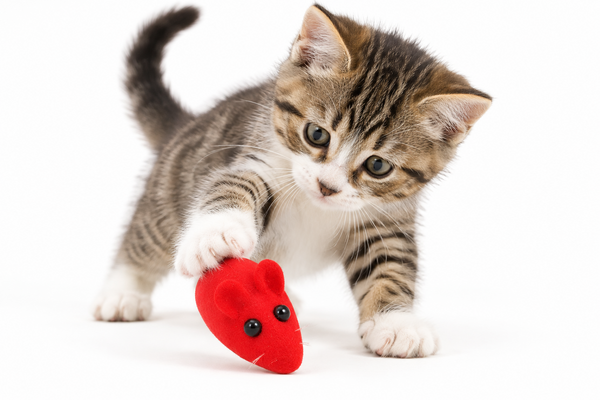 Kitten and Cat Mice Play Toys
