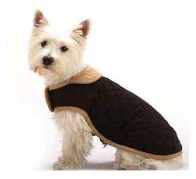 Black Quilted Dog Gone Smart NanoSuede Jacket - Pets Everywear - Barkyard