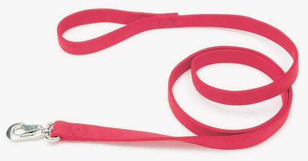 Coastal Dog Leads 120cm (4ft) - 2906_RED double ply lead