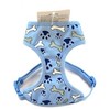 Lil Pals Cool Blue Paws and Bones Dog Harness