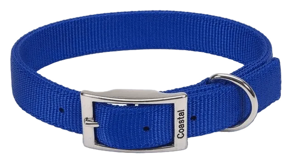 Blue Double Ply Dog Collar