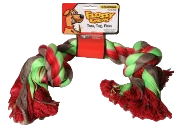 Colossal Flossy Chew Dog Tug Toy - 40cm - Pets Everywear - Barkyard