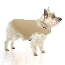 Beige Quilted Belly Dog Jacket - Pets Everywear - Barkyard