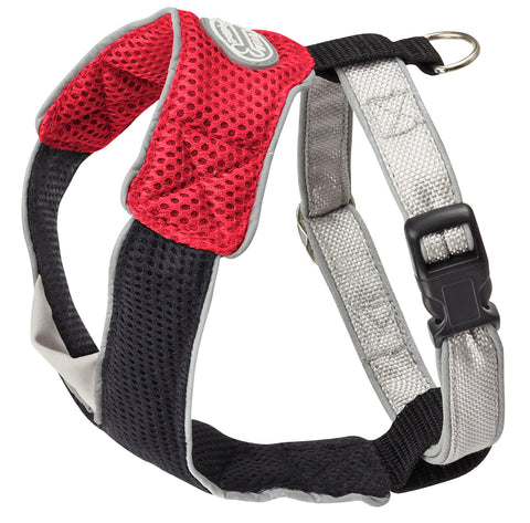 Dog Harness V Mesh in Red/Black - Pets Everywear - Barkyard