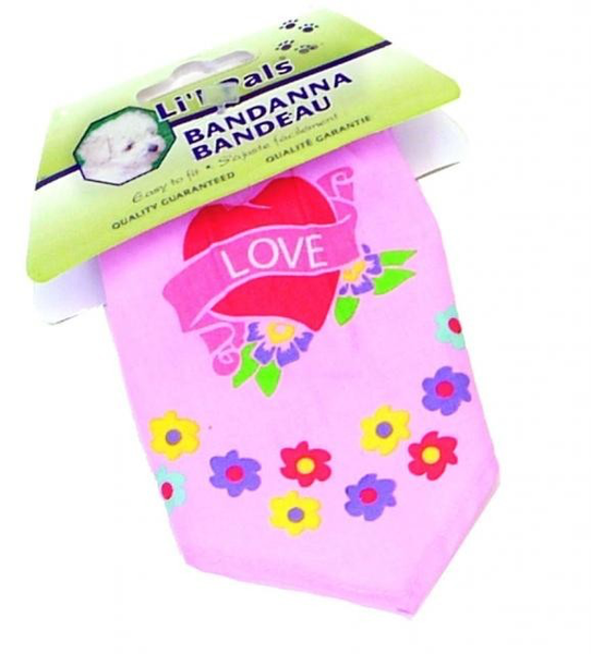 Li'L Pals Pink Daisy Love Bandana - Pets Everywear - Barkyard
