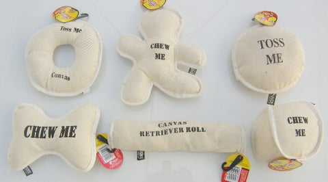 Canvas Dog Toy- Chew Me Cube