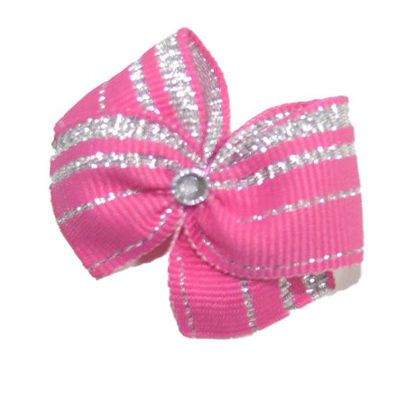 Ribbon Pink Bows - Doggie Hair Clip - Pets Everywear - Barkyard