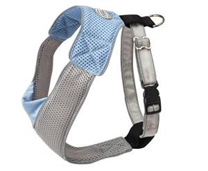 Dog Harness V Mesh in Blue /Grey - Pets Everywear - Barkyard