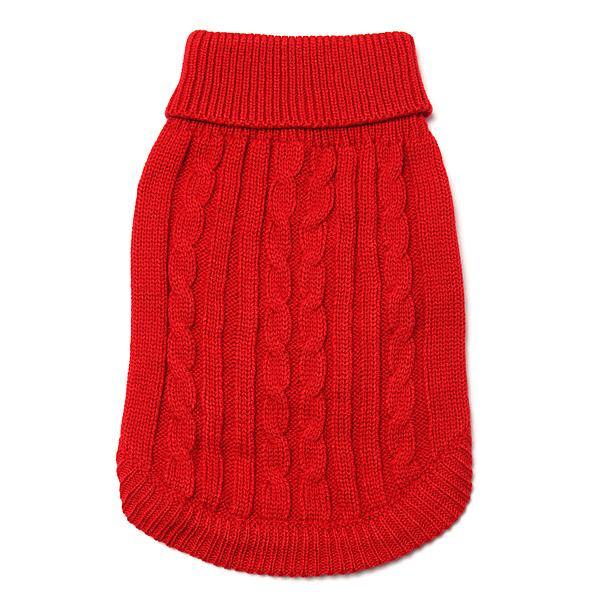 Cable Dog Jumper Winter Warm