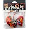 Cat Toy - Pack of Three Mice Plain & Patterned. - Pets Everywear - Barkyard